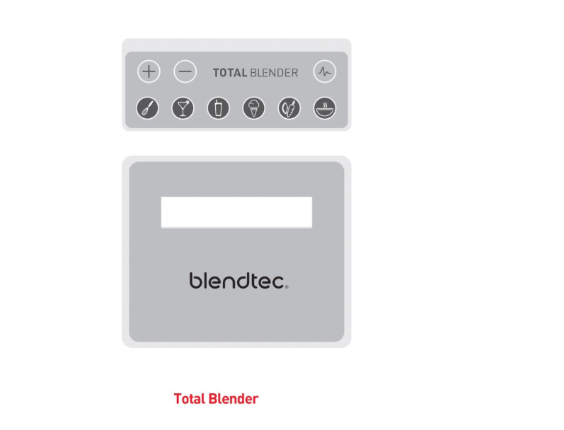 Batidora BLENDTEC Total Blender Negra