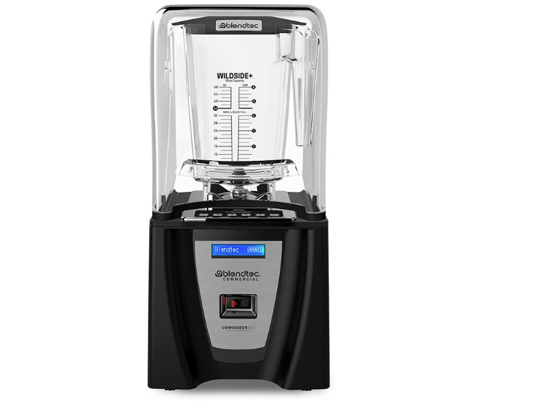 BLENDTEC - C825D46Q-EUB1GB1D - Batidora Blender CONNOISEUR 825 con 2 Jarras WILDSIDE+ con tapa plana blanda(1800W) - (3,8 HP)