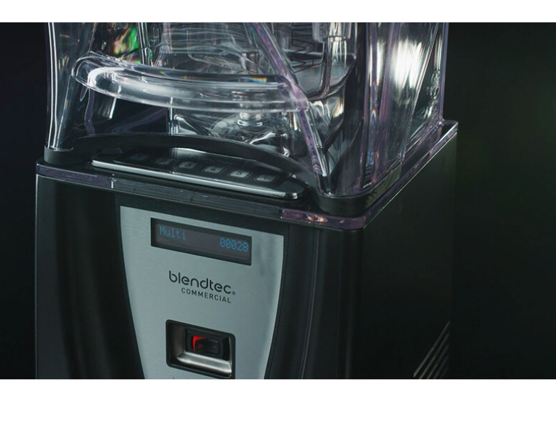 BLENDTEC - C825D46Q-EUB1GB1D - Batidora Blender CONNOISEUR 825 con 2 Jarras WILDSIDE+ con tapa plana blanda(1800W) - (3,8 HP)