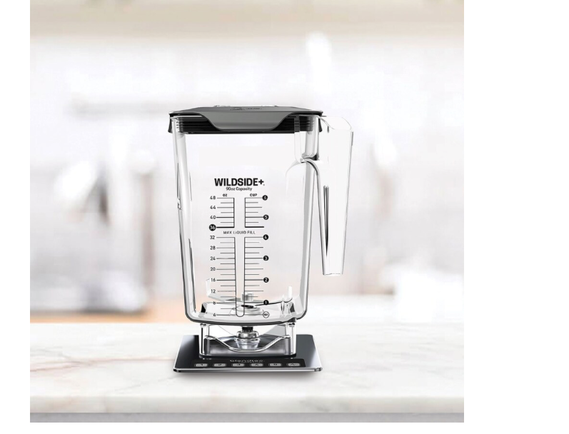 BLENDTEC - C825D46Q-EUB1GB1D - Batidora Blender CONNOISEUR 825 con 2 Jarras WILDSIDE+ con tapa plana blanda(1800W) - (3,8 HP)