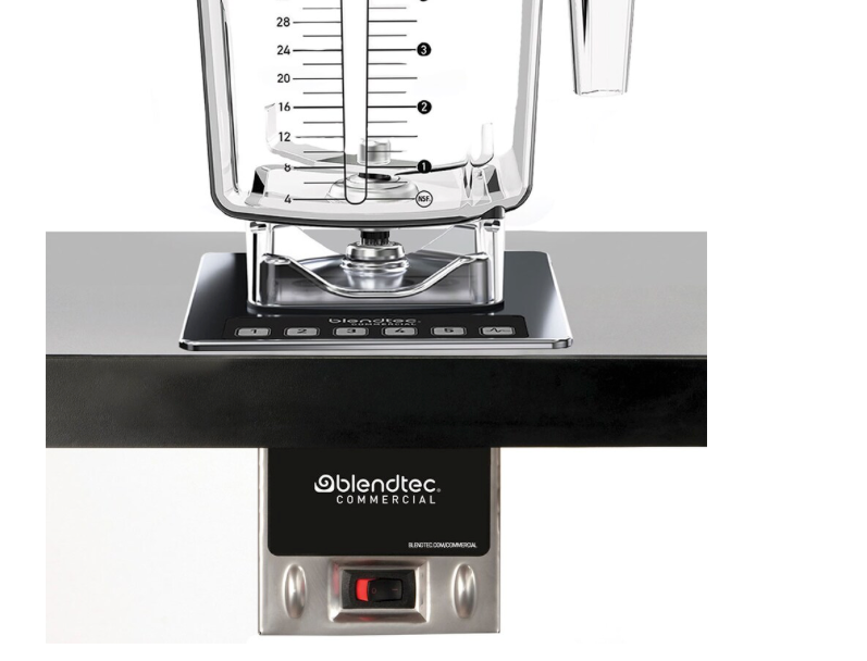 BLENDTEC - C825D46Q-EUB1GB1D - Batidora Blender CONNOISEUR 825 con 2 Jarras WILDSIDE+ con tapa plana blanda(1800W) - (3,8 HP)