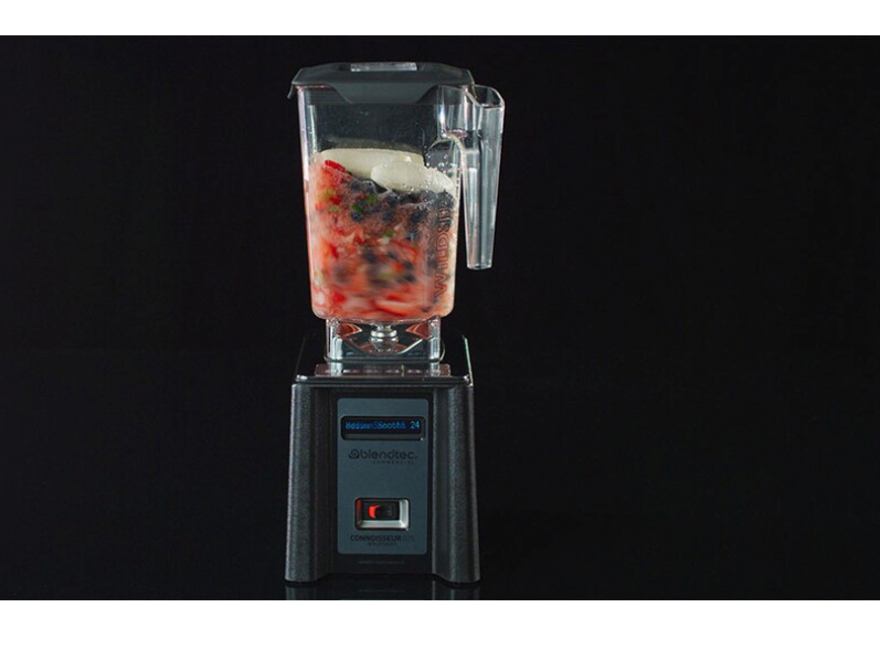 BLENDTEC - C825D46E-EU - Batidora Blender profesional SPACESAVER 825 con 1 Jarra FOURSIDE con tapa ventilada (1800 W) - (3,8 HP)
