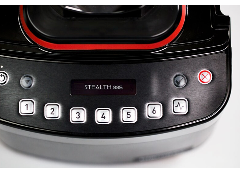 BLENDTEC - S885D2101-EUB1GB1D - Batidora Blender profesional STEALTH 885 con 2 Jarras WILDSIDE+ con tapa plana blanda (1800 W) - (3,8 HP)